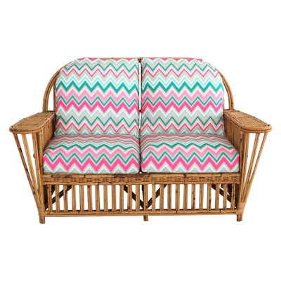 Italian Bamboo and Rattan Sofa-VNE-966152