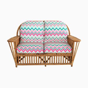 Italian Bamboo and Rattan Sofa-VNE-966152