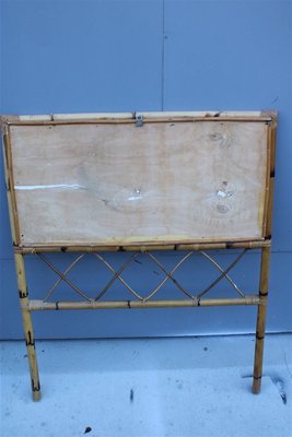 Italian Bamboo Bed Headboard, 1960s-EH-893824