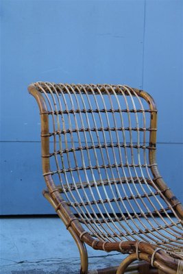 Italian Bamboo BP9 Armchair by Tito Agnoli, 1950s-EH-1180598