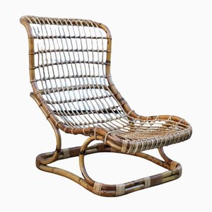 Italian Bamboo BP9 Armchair by Tito Agnoli, 1950s-EH-1180598