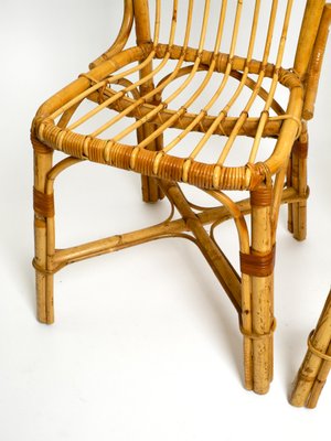 Italian Bamboo Dining Chairs, 1960s, Set of 2-RR-1440980