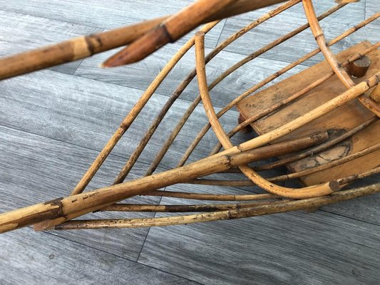 Italian Bamboo Sailboat Display, 1970s-FOV-1742454