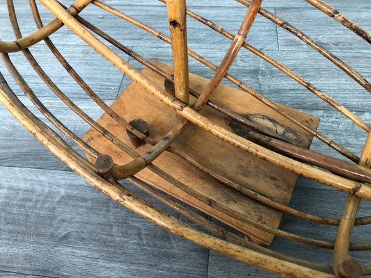 Italian Bamboo Sailboat Display, 1970s-FOV-1742454