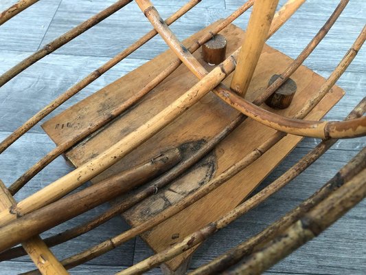 Italian Bamboo Sailboat Display, 1970s-FOV-1742454