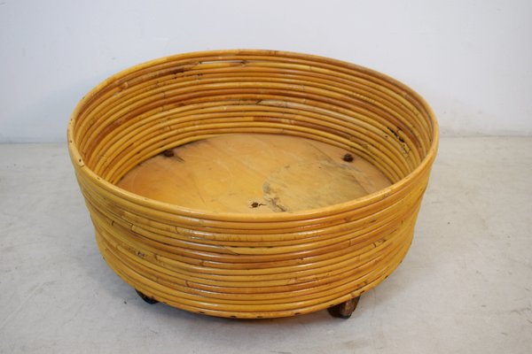 Italian Bamboo Vase, 1960s-AOL-550716