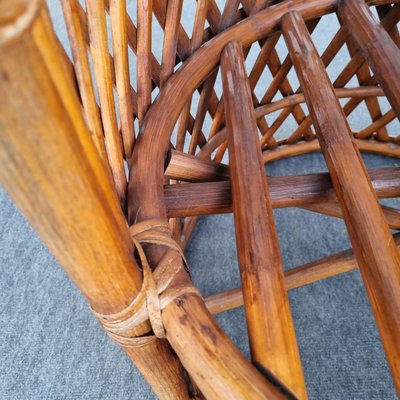 Italian Barn Bamboo Chair, 1950s-GSF-1150646