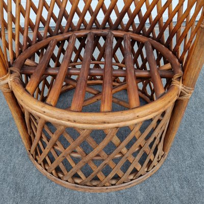 Italian Barn Bamboo Chair, 1950s-GSF-1150646