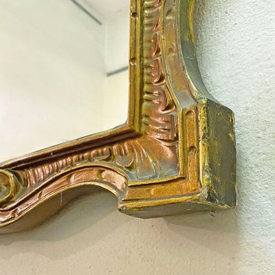 Italian Baroque Golden Frame Mirror, 1950s-GDD-1226009