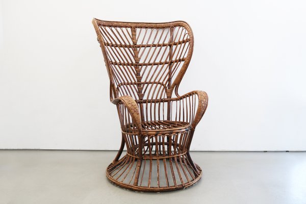 Italian Basket Chair by Gio Ponti & Lio Carminati, 1950s-FJP-2033417