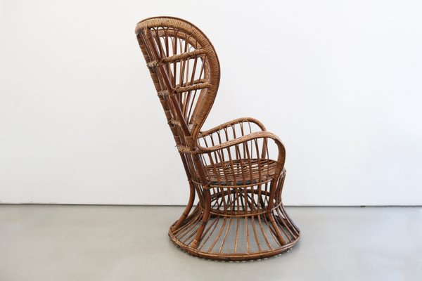 Italian Basket Chair by Gio Ponti & Lio Carminati, 1950s-FJP-2033417