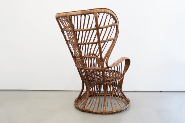 Italian Basket Chair by Gio Ponti & Lio Carminati, 1950s-FJP-2033417