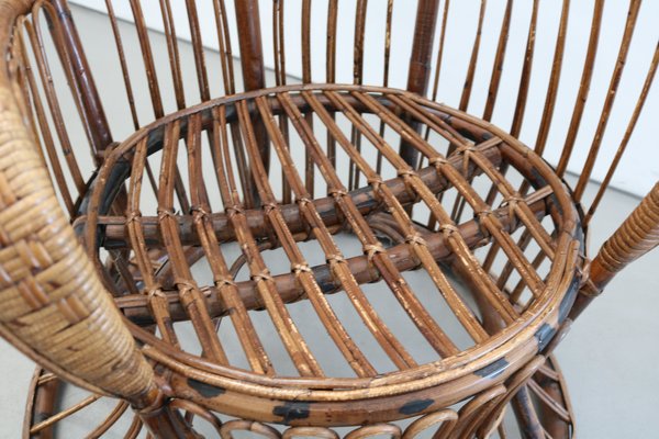 Italian Basket Chair by Gio Ponti & Lio Carminati, 1950s-FJP-2033417