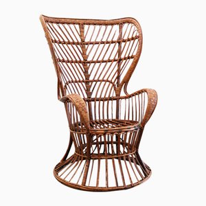 Italian Basket Chair by Gio Ponti & Lio Carminati, 1950s-FJP-2033417