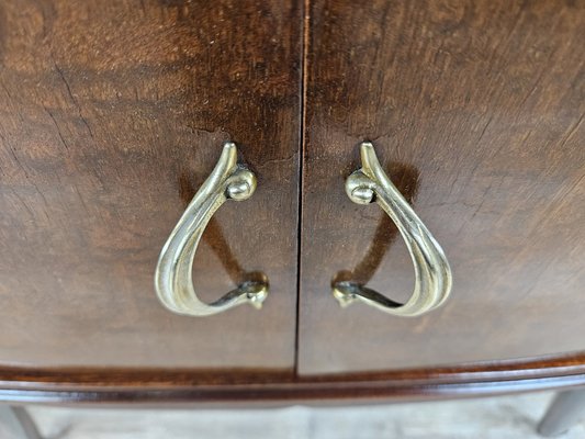 Italian Bedside Tables in Mahogany, 1950, Set of 2-ZUW-1768754