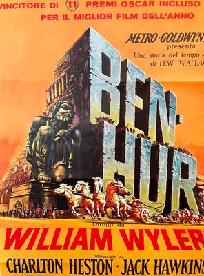 Italian Ben Hur Film Poster, 1960s-BVG-1060771