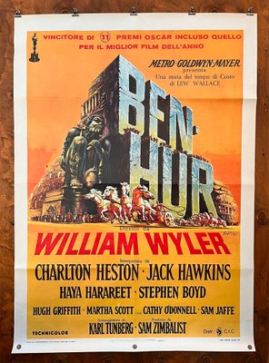 Italian Ben Hur Film Poster, 1960s-BVG-1060771