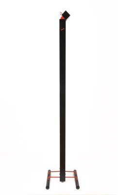 Italian Black Aluminum Zagar Floor Lamp by Silvio Carpani for Stilnovo, 1978-JDR-1125847