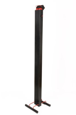 Italian Black Aluminum Zagar Floor Lamp by Silvio Carpani for Stilnovo, 1978-JDR-1125847