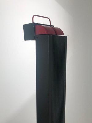 Italian Black Aluminum Zagar Floor Lamp by Silvio Carpani for Stilnovo, 1978-JDR-1125847