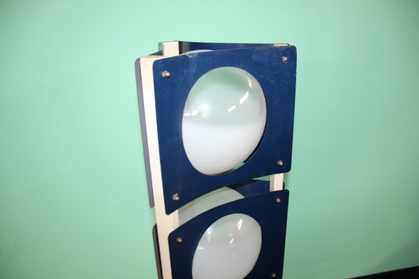 Italian Blue Floor Lamp, 1970s-HZ-1180298