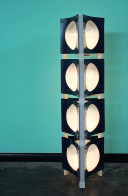 Italian Blue Floor Lamp, 1970s-HZ-1180298