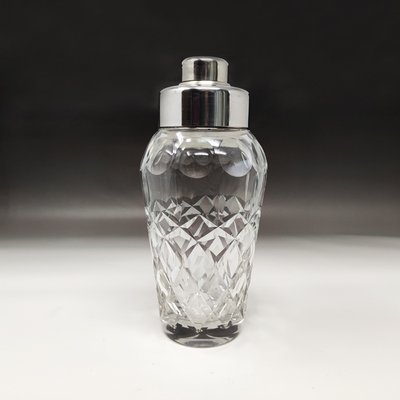 Italian Bohemian Cut Crystal Cocktail Shaker, 1950s-QGR-1156207