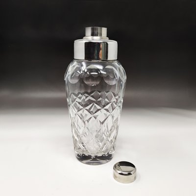 Italian Bohemian Cut Crystal Cocktail Shaker, 1950s-QGR-1156207