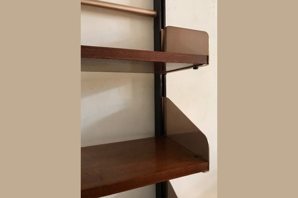 Italian Bookcase with Adjustable Shelves from Feal, 1960s-DPP-1245719