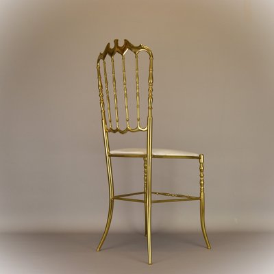 Italian Brass Chair Model Chiavari ,1950s-AOU-1719278