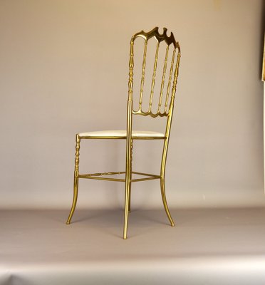 Italian Brass Chair Model Chiavari ,1950s-AOU-1719278