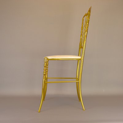 Italian Brass Chair Model Chiavari ,1950s-AOU-1719278