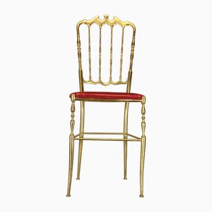 Italian Brass Chair Model Chiavari, 1950s-AOU-1719282