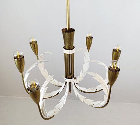 Italian Brass Chandeliers, Set of 2-FGA-923344