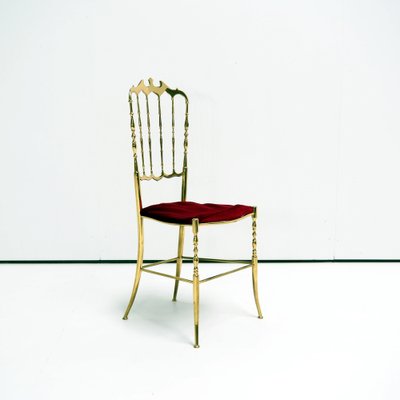 Italian Brass Chiavari Side Chair-SV-958863