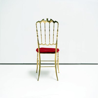 Italian Brass Chiavari Side Chair-SV-958863