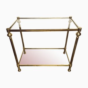 Italian Brass Console, 1970s-EI-2028935