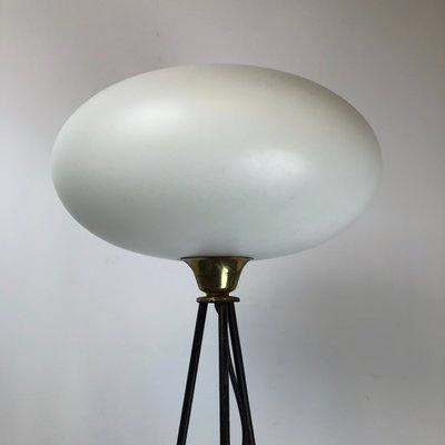 Italian Brass Floor Lamp from Stilnovo, 1950s-OT-859513