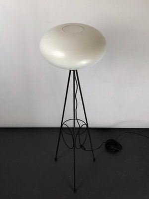 Italian Brass Floor Lamp from Stilnovo, 1950s-OT-859513