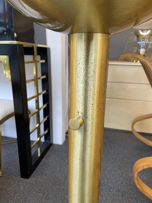 Italian Brass & Glass P428 Floor Lamp by Pia Guidetti Crippa for Luci Italia, 1970s-FUE-845447