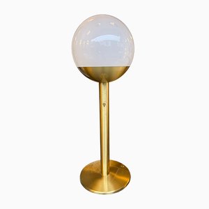 Italian Brass & Glass P428 Floor Lamp by Pia Guidetti Crippa for Luci Italia, 1970s-FUE-845447