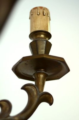 Italian Bronze Chandelier, 1900s-VHF-967896