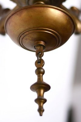 Italian Bronze Chandelier, 1900s-VHF-967896