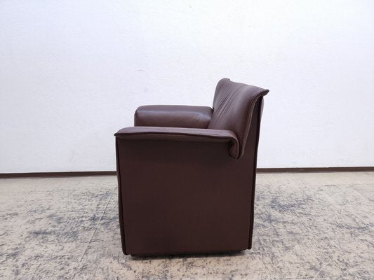 Italian Brown Armchair in Leather by Tobia Scarpa for B&B Italia-BVM-1404605