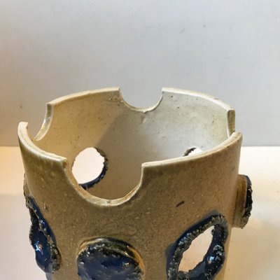 Italian Brutalist Ceramic Planter, 1970s-LCR-995930