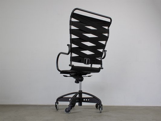 Italian Canasta Desk Chair by Paolo Parigi for Heron Parigi, 1980s-ID-1821032