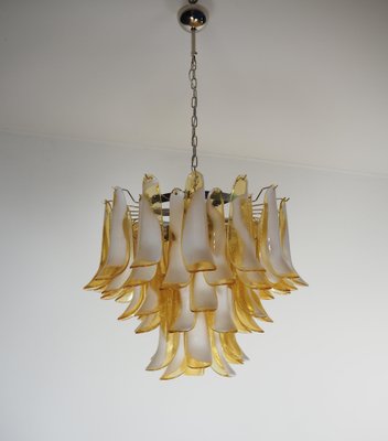 Italian Caramello Petal Chandelier in Murano Glass, 1995-OVO-1706142