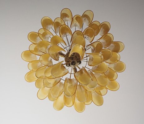 Italian Caramello Petal Chandelier in Murano Glass, 1995-OVO-1706142