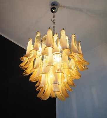 Italian Caramello Petal Chandelier in Murano Glass, 1995-OVO-1706142