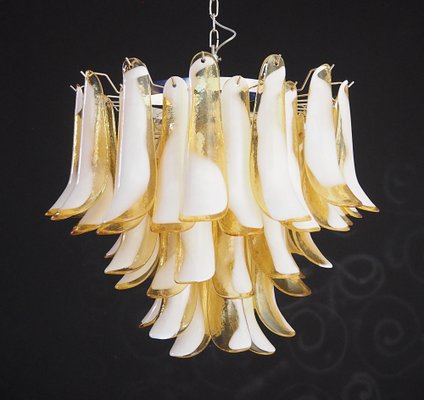 Italian Caramello Petal Chandelier in Murano Glass, 1995-OVO-1706142